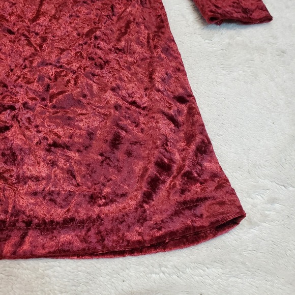 NWT Land N' Sea Red Velvet Dress Medium Whimsigoth Grunge Witchy Party Retro Y2K - Picture 2 of 7